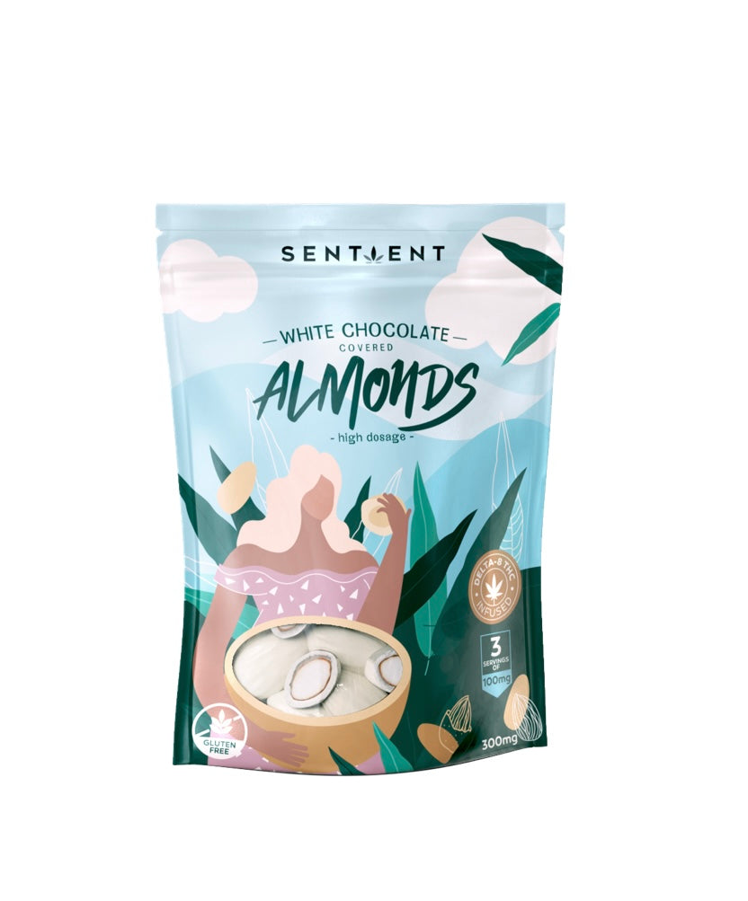 SENTIENT SNACKS - INFUSED COATED ALMONDS