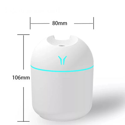 250ml Mini Aroma Oil Diffuser with USB and LED Night Lamp