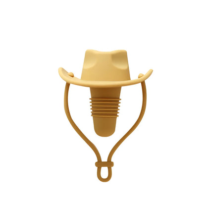 Creative Silicone Cowboy Hat Bottle Stoppers - Keep Your Beverages Fresh in Style