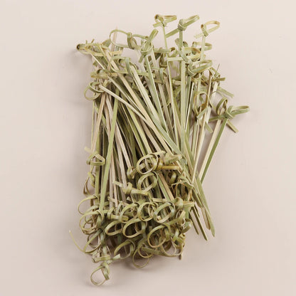 100-Pack Bamboo Knot Cocktail Picks