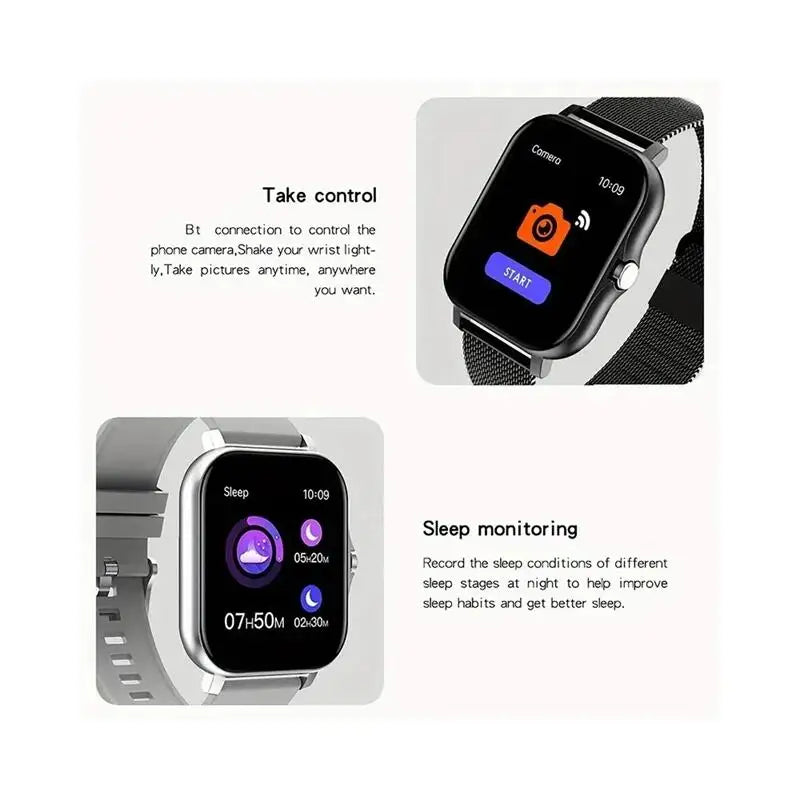 2024 Supmango Smart Watch with Bluetooth Call & Health Monitoring