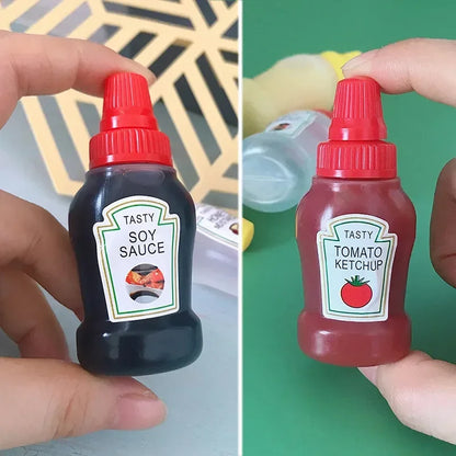 25ml Mini Condiment Squeeze Bottles - Reduce the Clutter