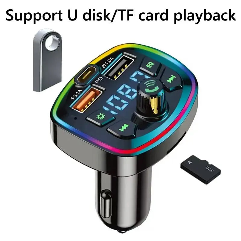 Bluetooth Car Charger FM Transmitter - Your All-in-One Car Companion