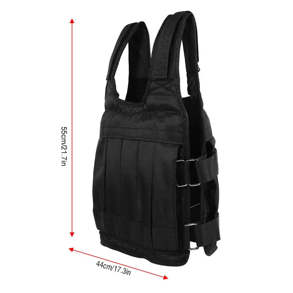 1-20kg Adjustable Weighted Vest for Fitness and Training