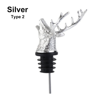 Wolf Head Wine Pourer Stopper - Premium Wine Accessory