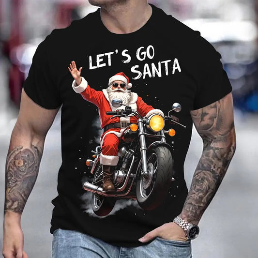 Motorcycle Santa Tee