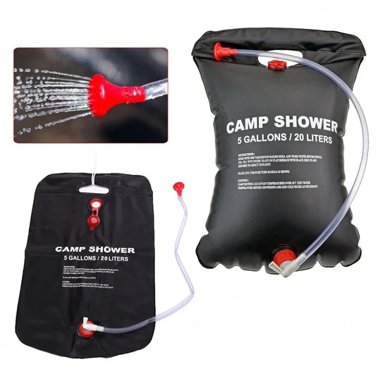 Solar Portable Camping Shower Bag (20L) - Always Stay Fresh and So Clean Clean