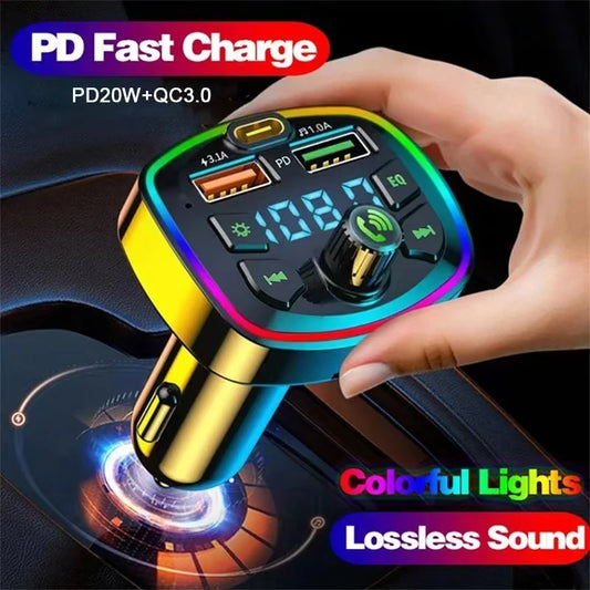 Bluetooth Car Charger FM Transmitter - Your All-in-One Car Companion