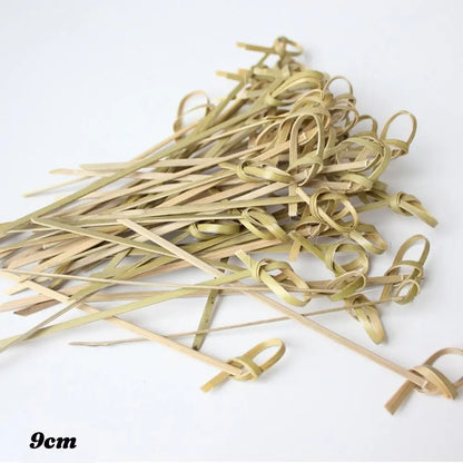 100-Pack Bamboo Knot Cocktail Picks