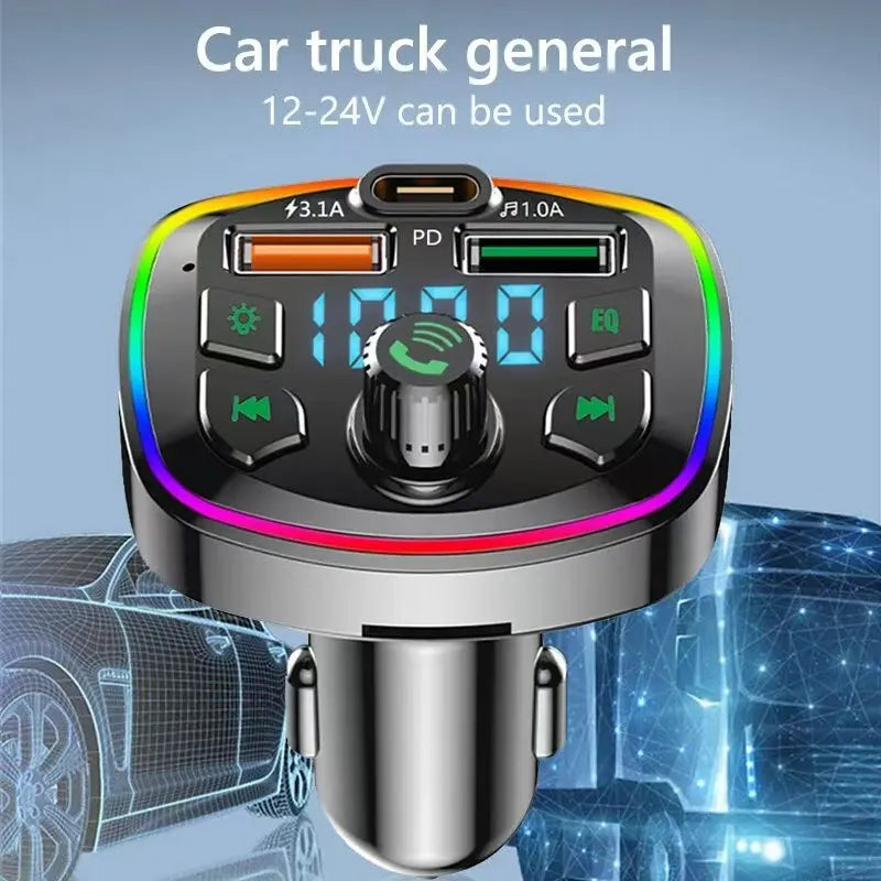 Bluetooth Car Charger FM Transmitter - Your All-in-One Car Companion