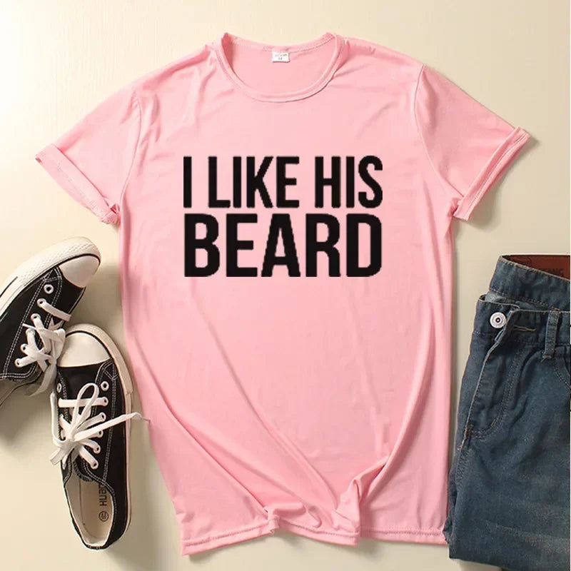 Couples T-Shirt Set: "I Like His Beard, I Like Her Butt"