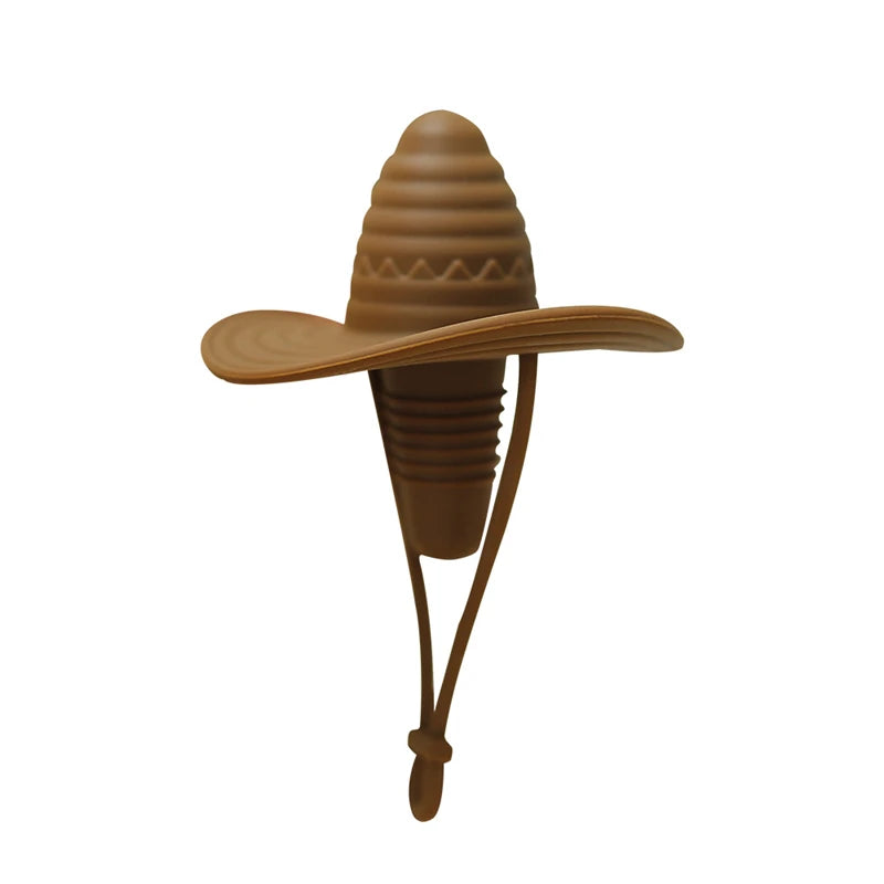 Creative Silicone Cowboy Hat Bottle Stoppers - Keep Your Beverages Fresh in Style