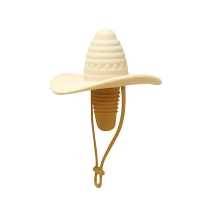 Creative Silicone Cowboy Hat Bottle Stoppers - Keep Your Beverages Fresh in Style